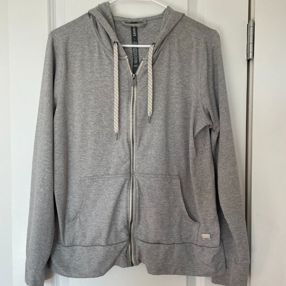 Vuori Halo Hoodie Heather Gray Size L - Picture 2 of 4